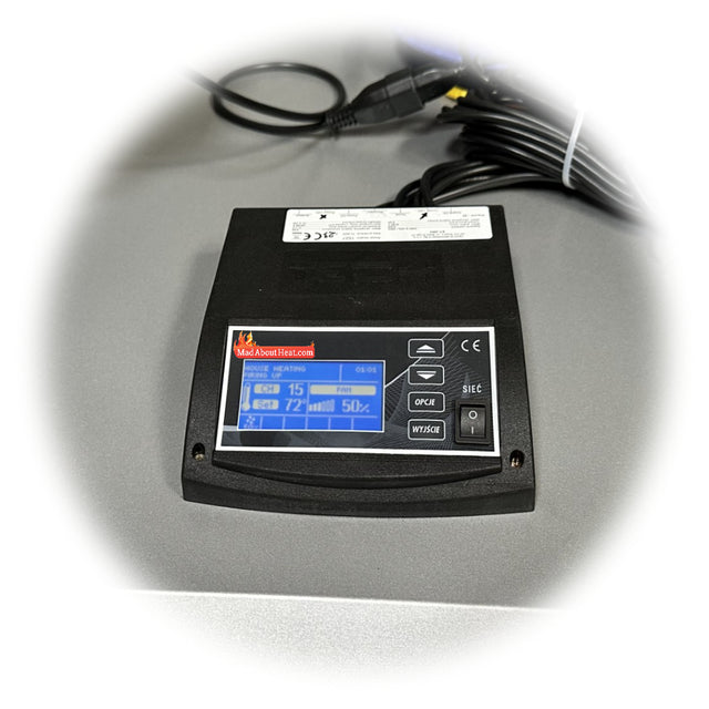 DWBi boiler controller, solid fuel boiler electronic controller, biomass boiler computer