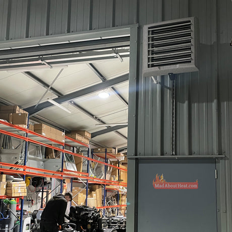 garage heating, reduce moisture, condensation, carcoon,