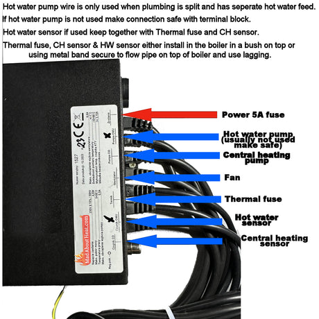 st28 connection diagram, solid fuel boiler electrical connections, multi fuel boiler connection diagram