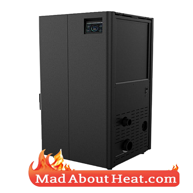 free standing pellet stove, free standing pellet heater, room heating with pellets,