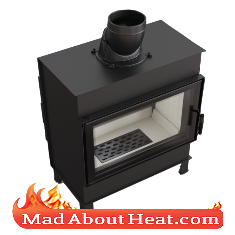 fire place insert stove air heater load both sides madaboutheat