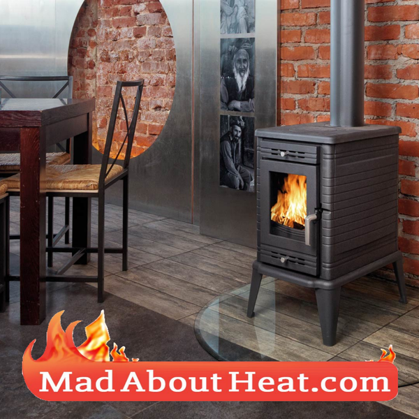 KSF 13kW Solid Fuel Classic Stove Wood Log Burner Cast Iron Slim Line – Mad  About Heat