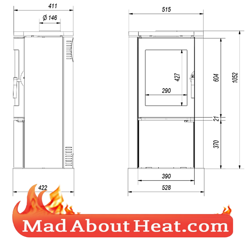 Wood burning stoves efficient focal smart designed modern madaboutheat