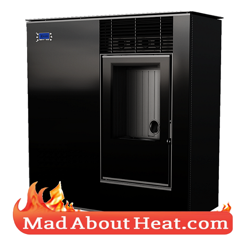 KKVP 8kW, wood pellet stove, biomass, automatic pellet space heater.