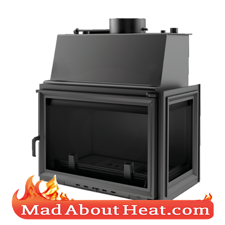 KOLT 27kW Back Boiler stove water heater fireplace insert right hand sided corner madaboutheat
