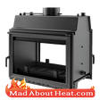 KOLT 27kW Back Boiler stove water heater fireplace insert tunnel door both sides for sale madaboutheat