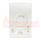 thermostat with fan control, hot air blower thermostat