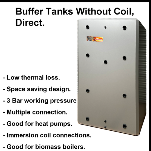 buffer tank, direct buffer tank, heat pumps tank,  thermal storage tank, accumulator tanks, for sale,