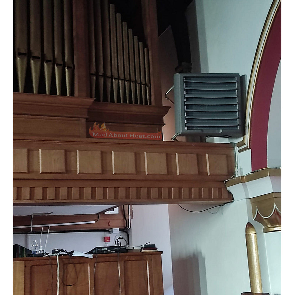 church heating, church heaters, warm air blowers, unit heater,