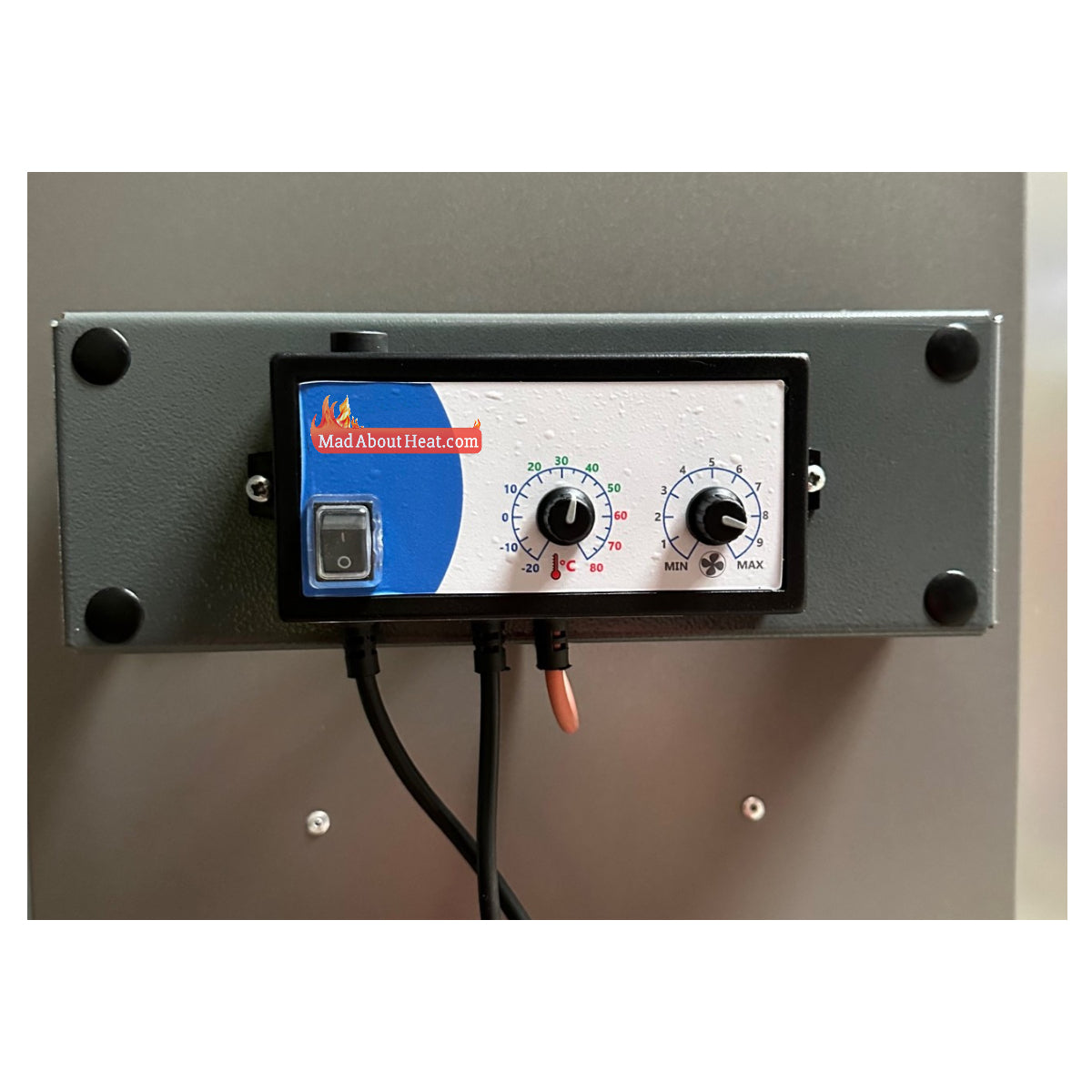 dabi controller, multi fuel hot air blower, solid fuel space heating