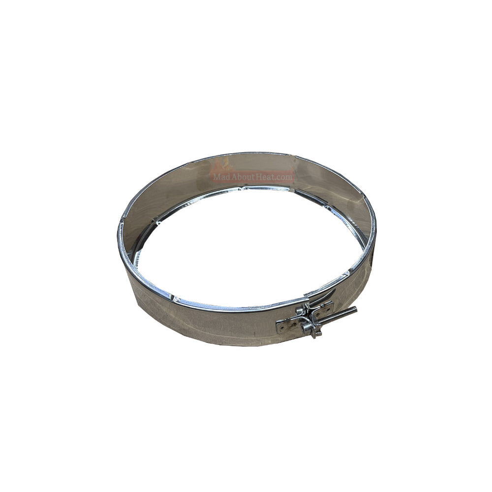 dinak flue band, joining collar for twin wall flue, stove flue, wood boiler flue, 