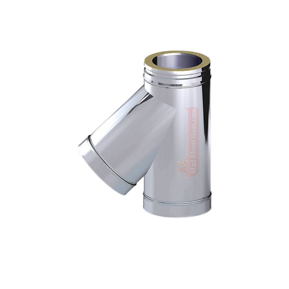 dinak flue, twin wall 7 inch flue, 180mm twin wall flue, wood boiler flue, 