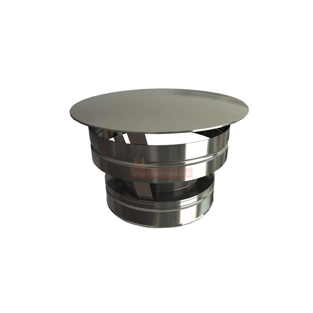 dinak twin wall flue, dinak weathering cap, 7 inch flue, 180 mm flue, solid fuel flue, 