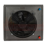 hot air curtain, office heating, warm air heater, open space heating, large building heating,