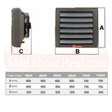 hot air blower, hot air curtain, hot air for office building, hot air heating