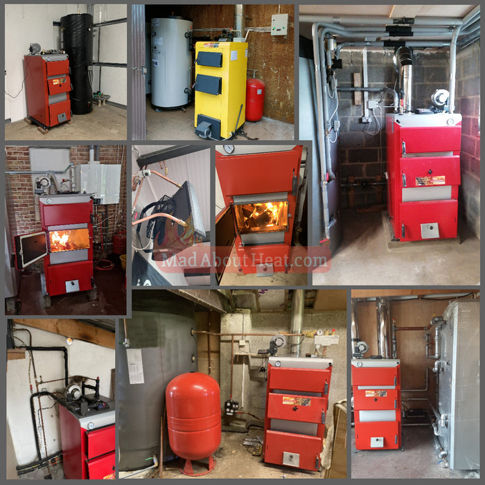 multi fuel boilers working, burning logs at home, burning wood in boiler, wood boiler central heating, madaboutheat boilers