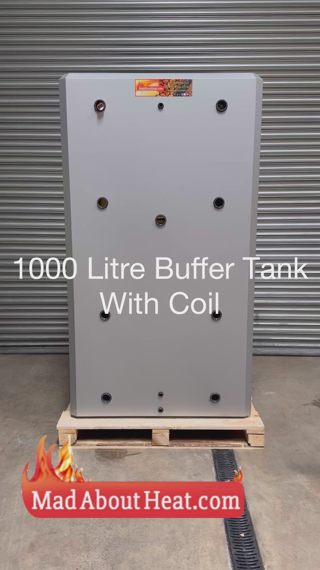 indirect buffer tank, thermal store, buffer tank, accumulator tank with coil, hot water storage tank with coil