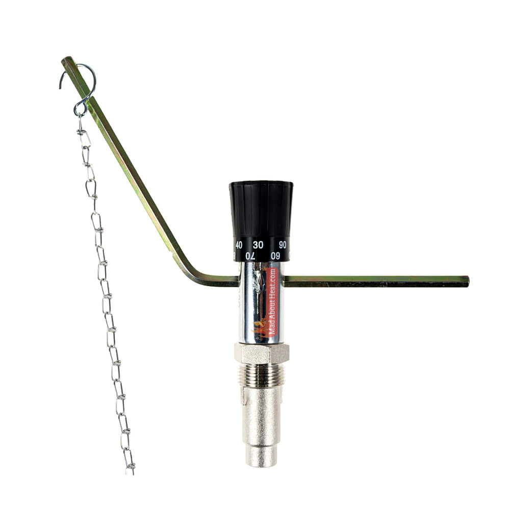 rt4p, draught regulator, temperature control for solid fuel boilers, thermostatic draught regulator 