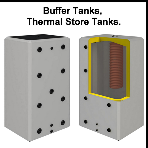 thermal tanks, buffer tanks, accumulator tanks, heat pump tanks, 