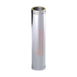 twin wall flue, dinak flue, straight length, wood boiler flue, wood stove flue,