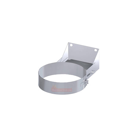 wall bracket adjustable, twin wall flue wall bracket, dinak flue bracket, 7 inch flue,  