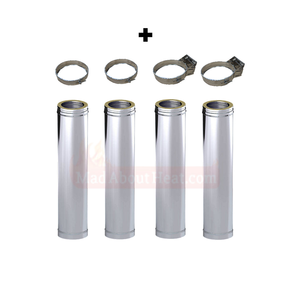 wood boiler flue, biomass boiler flue, pellet boiler flue, 