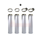 wood boiler flue, biomass boiler flue, pellet boiler flue, 