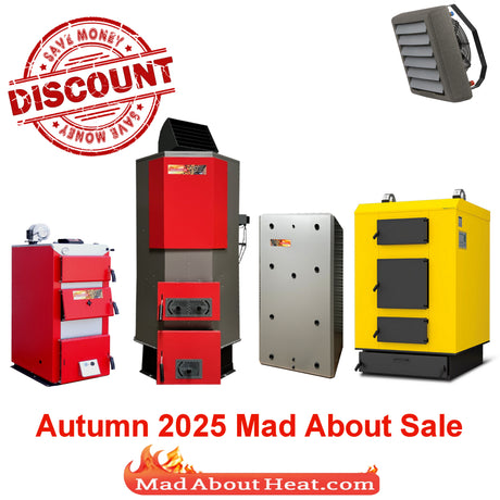 wood boilers sale, buffer tanks sale, log boilers, unit heaters, 