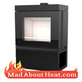 DCS 10kW wood stove dimensions specification Hunter Defro madaboutheat