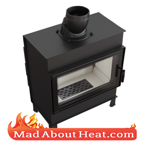 fire place insert stove air heater load both sides madaboutheat
