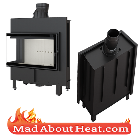 left side corner stove biomass glass insert madaboutheat.com