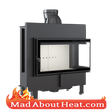 KFL 17kW Multi Fuel Stoves Insert Fire Place Air Space Heater
