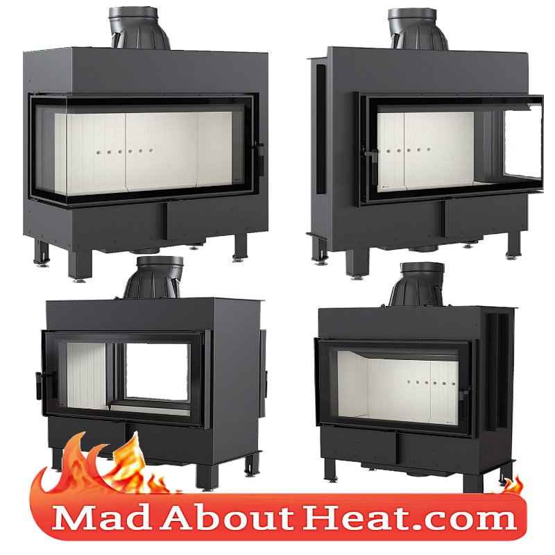 KFL 17kW Stove madaboutheat fireplace insert air heater warm air blower