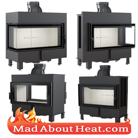KFL 17kW Stove madaboutheat fireplace insert air heater warm air blower