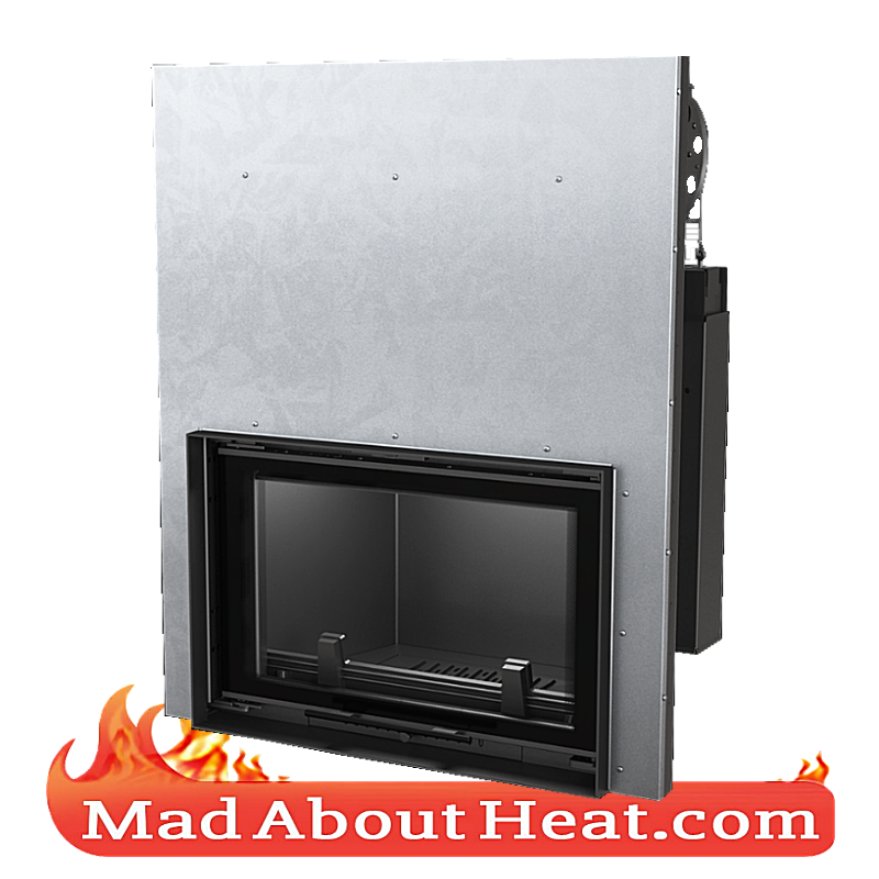 KGWJ 15kW guilotine stove back boiler fire place insert water heater multi fuel central heating madaboutheat