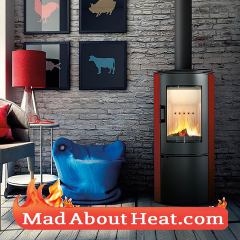 Stoves free standing different colours Eco design efficient hot air madaboutheat