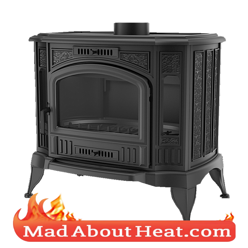KKWJ 13kW Free Standing Back Boiler Multi Fuel Stove Air & Water Heater