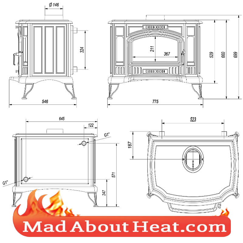 Back boiler Stoves freestanding multi fuel hunter stoves are us madaboutheat.com