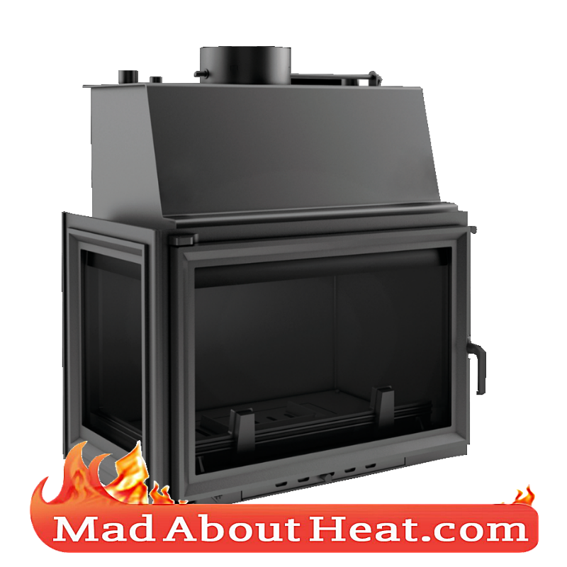 KOLT 27kW Back Boiler stove water heater fireplace insert left hand sided corner madaboutheat