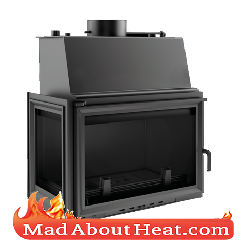 KOLT 27kW Back Boiler stove water heater fireplace insert left hand sided corner madaboutheat