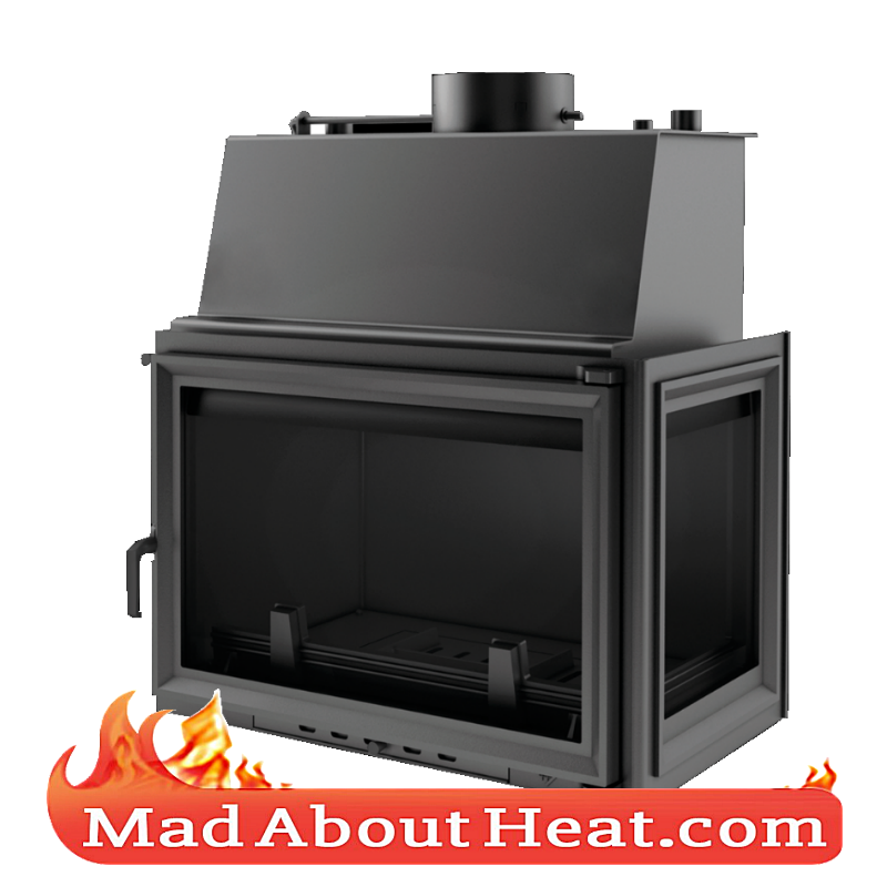 KOLT 27kW Back Boiler stove water heater fireplace insert right hand sided corner madaboutheat