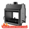 Modern design tunnel stove fire place with back boiler for sale madaboutheat.com