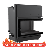 Corner built in stove fire place insert back boiler madaboutheat 