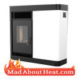 white pellet stove, pellet burner, wood pellet burners,