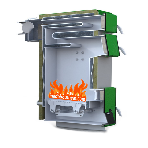 TWB Madaboutheat.com Wood coal manual boiler for hot water central heating
