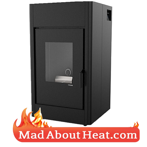 DEP wood pellet stove automatic space heater air blower madaboutheat.com