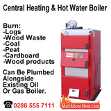 biomass central heating boiler