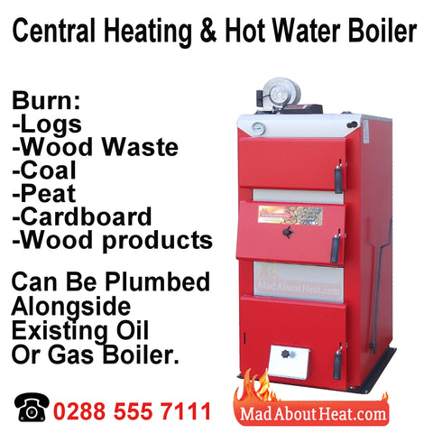biomass central heating boiler