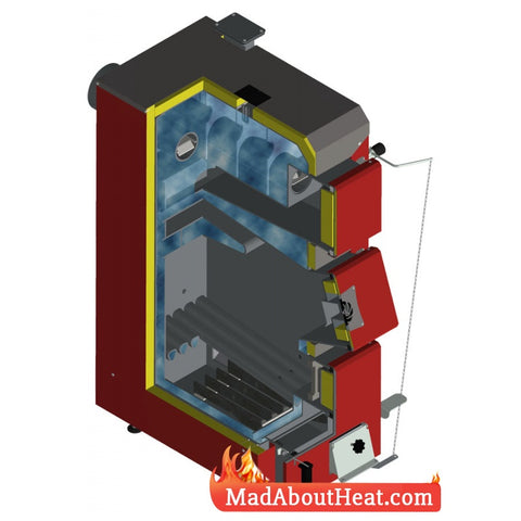 DWB 12kW Central Heating boiler, Hot Water Solid Fuel Boiler