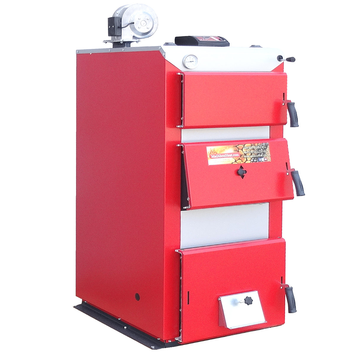 DWBi 40kW, wood burning boilers for hot water and central heating.